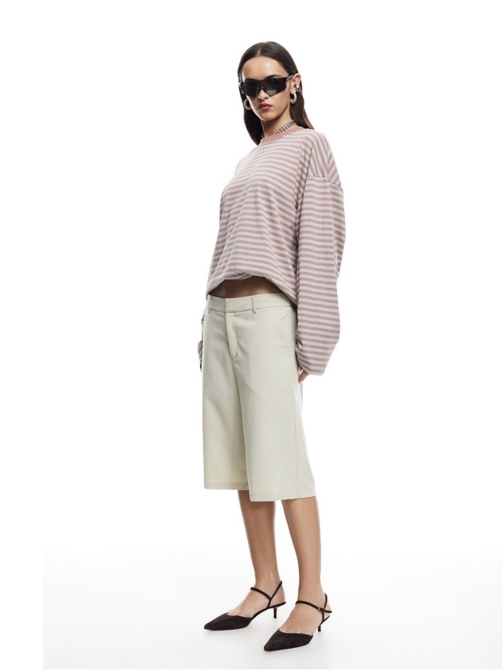 Lioness bloom muted pastels stripe